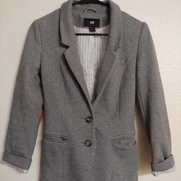 H&M Jackets & Blazers - H&M Grey Blazer